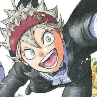 🌟 Asta Black Clover Аниме, Манга, Сёнен, Магия, Аста, Black Clover telegram sticker