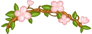 🌿 flor, galho, folhas, natureza, rosa telegram sticker