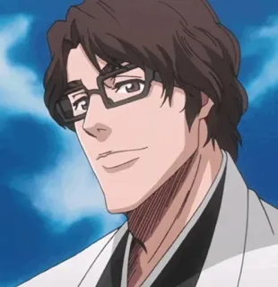 😉 Aizen Sosuke Bleach anime, manga, bleach, aizen, sosuke, villain telegram sticker