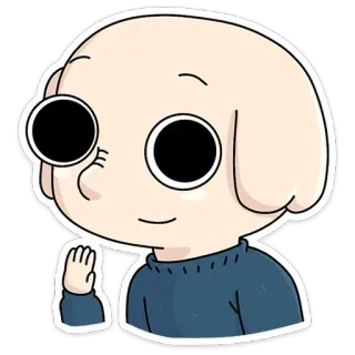 👋 Desenho animado, Personagem, Ilustração telegram sticker