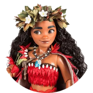 🌸 Moana disney, prinzessin, insel, ozean, film whatsapp sticker