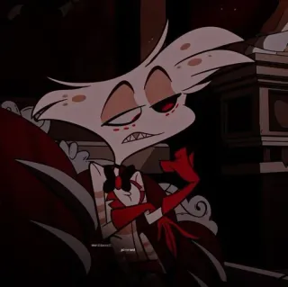 💝 Angel Dust Hazbin Hotel Hazbin Hotel, Angel Dust, personaggio dei cartoni animati, animazione per adulti telegram sticker