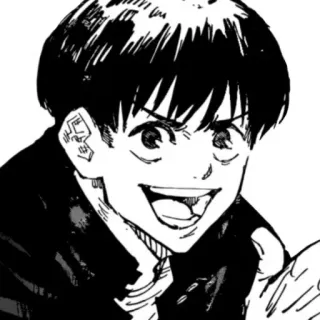 😀 Yuta Okkotsu Jujutsu Kaisen Anime, Manga, Fanart, Yuta Okkotsu, Jujutsu Kaisen telegram sticker