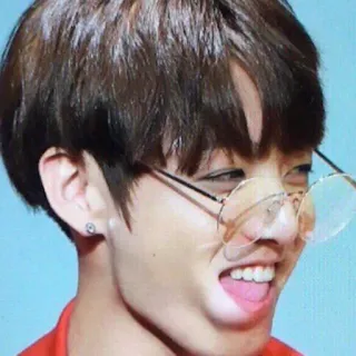 😏 persona, gafas, cara, retrato, expresión whatsapp sticker