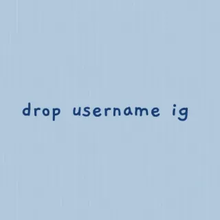 ✨ drop username ig instagram, usuario, redes sociales, ig whatsapp sticker