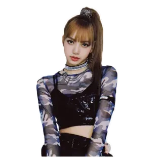 😠 Lisa Lisa, Blackpink, K-pop, penyanyi, penari, fesyen, selebriti telegram sticker