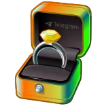 π Telegram ring, bruiloft, verloving, telegram, juweel, diamant whatsapp sticker