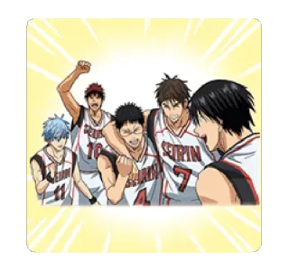😁 Kuroko no Basket Anime, Baloncesto, Equipo, Deporte, Seirin telegram sticker