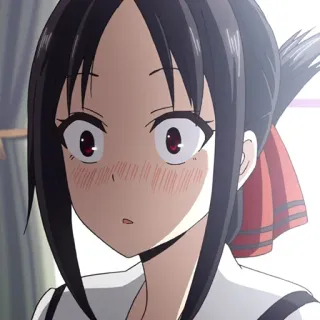 ❤️ Kaguya Shinomiya Kaguya-sama: Love Is War Аниме, Манга, Кагуя Синомия, Любовь это война, Мультфильм, милый telegram sticker