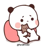 😩 Farshid Sticker Gấu trúc, Gấu, Dễ thương, Hoạt hình, Hình dán, Động vật telegram sticker