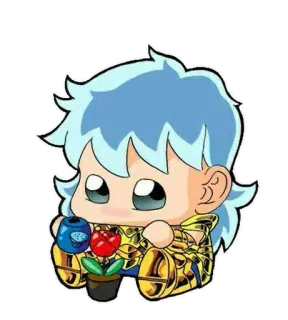 🌹 Anime, Chibi, Lindo, Personaje, Dibujos animados telegram sticker