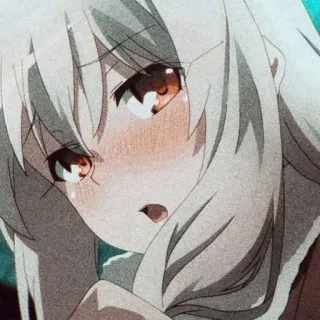 🌟 アニメ, 女の子, かわいい, 悲しい telegram sticker