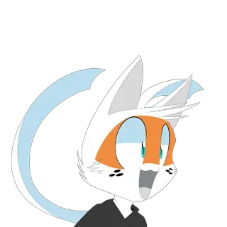 😃 만화, 고양이, 동물, 귀여운, 일러스트, 디지털 아트 telegram sticker