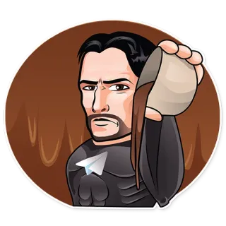 ☕️ adesivo, cartone animato, uomo, tazza telegram sticker