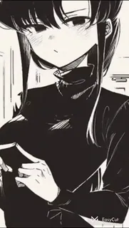 💬 Komi Shouko Komi Can't Communicate Anime, Manga, Komi Can't Communicate, Komi Shouko, estudiante, tímida, linda, japonés, chica telegram sticker