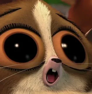 🤯 Mort Madagascar Cartoon, Süß, Mort, Lemur, Madagaskar telegram sticker