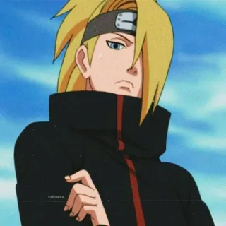 🌟 Deidara Naruto anime, naruto, deidara, manga, sticker telegram sticker