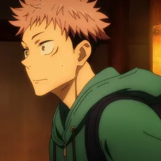 💥 Yuji Itadori Jujutsu Kaisen Anime, Manga, Yuji Itadori, Jujutsu Kaisen, Personaggio, Illustrazione telegram sticker
