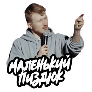 👦 МАЛЕНЬКИЙ ПИЗДЮК russisch, Schimpfwort, Beleidigung, beleidigend telegram sticker