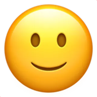 🙂 이모티콘, 스마일리, 행복한, 노란색, 얼굴 telegram sticker
