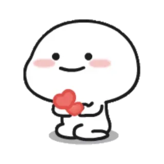 💕 carino, cartone animato, cuore, amore, adorabile, personaggio, kawaii telegram sticker