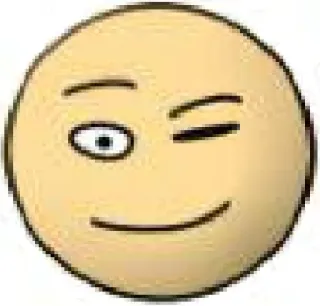 😉 Emoji, Smiley, Rosto, Piscadela telegram sticker