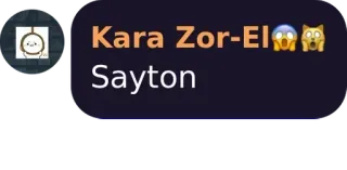 🌟 Kara Zor-El Kara Zor-El
Sayton telegram sticker