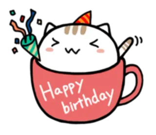 Coffe cat telegram stickers
