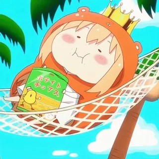 😇 Umaru Doma Himouto! Umaru-chan telegram sticker