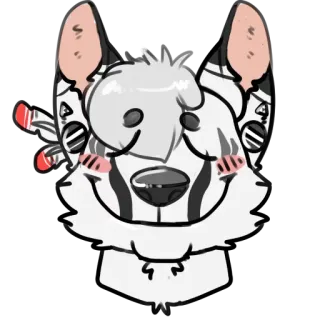 ☺️ nhãn dán, động vật, nhân vật, hình minh họa, linh vật, phim hoạt hình telegram sticker