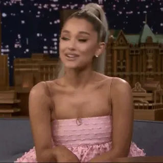 🌙 Ariana Grande singer, celebrity, woman, artist, pop star telegram sticker