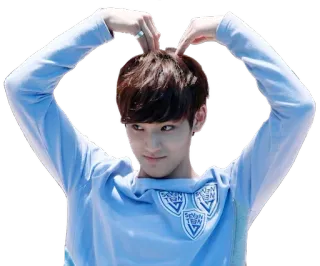 ❤️ kpop, asia, hati, lucu, anak laki-laki telegram sticker