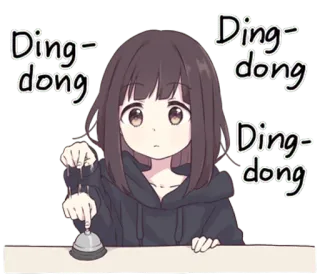 Menhera-chan telegram stickers