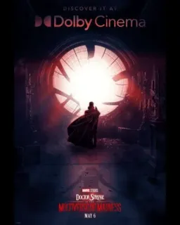 😀 Doctor Strange Doctor Strange in the Multiverse of Madness DISCOVER IT AT Dolby Cinema film, marvel, doctor strange, multiwersum, superbohater, fantasy, magia telegram sticker