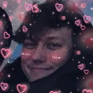 🥺 cuore, carino, scintillio, persona telegram sticker