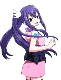 😁 Wendy Marvell Fairy Tail Anime, Fairy Tail, Wendy Marvell, Fofo, Personagem whatsapp sticker
