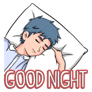 🌚 GOOD NIGHT buonanotte, dormire, sonno, notte, zzz whatsapp sticker