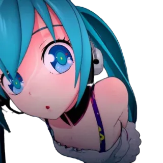 💙 Hatsune Miku Anime, Vocaloid, Niedlich, Hatsune Miku, Japanisch telegram sticker