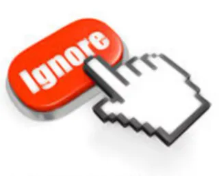 😒 Ignore abaikan, tombol, kursor, mouse telegram sticker