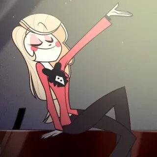 🌟 Charlie Magne Hazbin Hotel 악마, 만화, 애니메이션, 호텔 telegram sticker