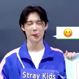 😋 Stray Kids k-pop, music, boy band, group, idol telegram sticker