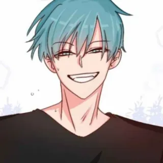 ❤️‍🔥 อนิเมะ, ผู้ชาย, การ์ตูน, ภาพวาด, ภาพเหมือน, ตัวละคร telegram sticker