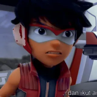 Fang (BoBoiBoy) by @gracyzx telegram stickers