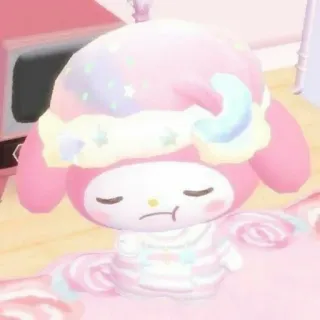 🌷 My Melody น่ารัก, ง่วง, การ์ตูน, คาวาอิ, ซานริโอ telegram sticker