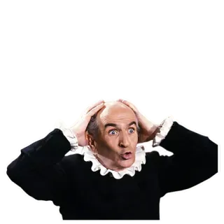 🙀 в шоке, удивление, мужчина, стресс, беспокойство, тревога whatsapp sticker
