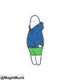 🔝 nhân vật, nghệ thuật số, hoạt hình, nhãn dán telegram sticker