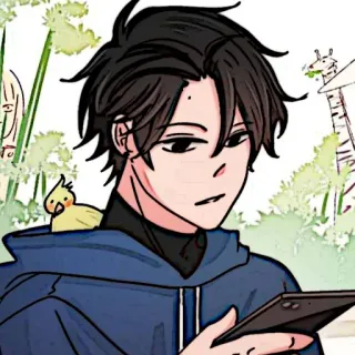 🌊 アニメ, 漫画, カートゥーン, イラスト, キャラクター, 少年 telegram sticker