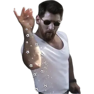 🪄 Lionel Messi fútbol, fútbol americano, atleta, Salt Bae, meme telegram sticker