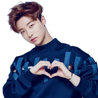 ❤️ trái tim, Hàn Quốc, châu Á, tình yêu, tình cảm, dễ thương, nam telegram sticker