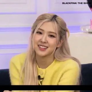 🌹 Rose BLACKPINK: THE SHOW kpop, blackpink, rosé, cantante, música, ídolo whatsapp sticker